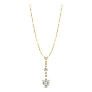 REYES Collares con Colgante de Moissanita en Forma de Corazón de Oro Sólido de 14K Personalizados de 3.53 Quilates para Mujer, Regalos Perfectos para Aniversario, Joyería Fina - Product Image 6