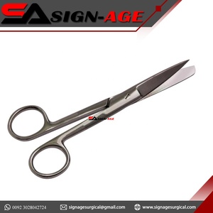 กรรไกรผ้าพันแผลสำหรับผ่าตัดแบบตรงปลายแหลมกรรไกรสแตนเลส - Product Image 4