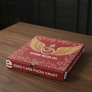 กล่องพิซซ่าพิมพ์ลายคุณภาพสูงแบบกำหนดเองสำหรับบรรจุภัณฑ์พิซซ่า พร้อมโลโก้และแบรนด์ที่ออกแบบเอง - Product Image 2
