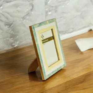 Rectangular Resin Photo <b>Frame</b> 4x6 Inch Handmade Rustic Tabletop Decorative <b>Picture</b> <b>Frame</b> - Product Image 6