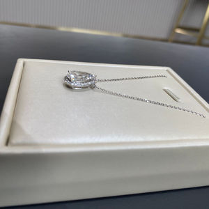 จี้เพชรเพียร์แล็บโกรว์ IGI D-E-F VVS-VS พร้อมสร้อยคอในทอง 14K โรสโกลด์ ไวท์โกลด์ และเงินสเตอร์ลิง - Product Image 4