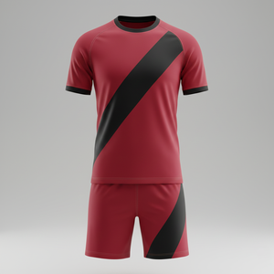 ชุดฟุตบอลหญิงแบบ unisex พร้อมกางเกงขาสั้น ชุดฝึกซ้อมสองชิ้น ชุดกีฬาฟุตบอล แห้งเร็ว ชุดออกกำลังกาย รับผลิตตามแบบ OEM - Product Image 1