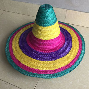Sombreros de Paja Hechos a Mano para Adultos, Promocionales, con Logotipo Personalizado, para Carnavales, Eventos, Fiestas, Bodas, Bares y Restaurantes - Product Image 1
