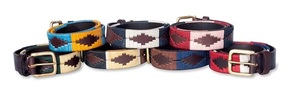 Cinturones de Polo de Cuero Genuino de Alta Calidad para Hombre y Mujer, Cinturones Cosidos Resistentes de Piel de Vaca Auténtica - Product Image 4