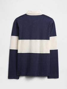 Camiseta de Rugby Moderna para Hombre, Manga Larga, Transpirable, Logotipo Frontal Personalizado, Nombre del Equipo, Sensación Cómoda, 100% Poliéster, Tela Resistente - Product Image 2