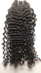 Extensiones de Cabello Humano Rizado Jerry de Lujo en Oferta, Cabello Virgen de Doble Trama, Voluminoso y Grueso, Disponible para la Venta - Product Image 2