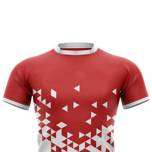 Último Modelo de Camiseta de Rugby Sublimada y Transpirable, Tallas Grandes, Uniformes Personalizados para Equipos, Ropa de Entrenamiento de Fútbol Personalizada de Secado Rápido - Product Image 6