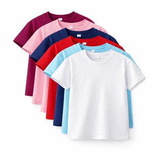 เสื้อยืดเด็กไซส์ใหญ่พิเศษ ผ้าคอตตอน 230gsm พิมพ์ลายตามสั่ง สำหรับเด็กชายและเด็กหญิง อายุ 4-15 ปี ขายส่งจากบังกลาเทศ - Product Image 1