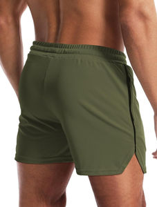 Shorts de plage pour hommes sur mesure, shorts de bain, 100% coton, motif uni, pour la salle de sport, shorts décontractés pour hommes, shorts de bain - Product Image 4