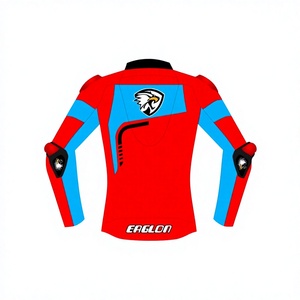 Men’s Custom Cowhide Leather Track <b>Racing</b> <b>Jacket</b>/Chaqueta Made To Measure | Wholesale Custom Motorcycle Gear CE Level 2 - Product Image 2