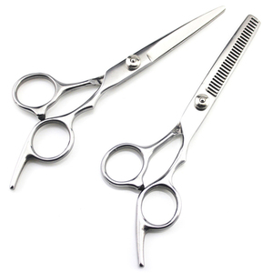 Tijeras de barbero de precisión para corte y recorte profesional del cabello, tijeras de acero inoxidable para peluquería y barbería - Product Image 6