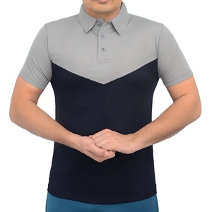 Chemise de golf en coton tricoté grande taille respirante polyester élasthanne avec logo personnalisé séchage rapide pour homme sport 2026 - Product Image 4