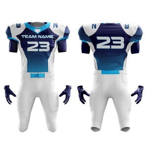 Compression American Football Uniform Kits Men's Practice Team Soccer Wear Sublimation Football Jersey Sets Sportswear - Product Image 1