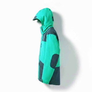 Chaqueta Soft Shell para Hombre STALWART IMPEX, Color Negro y Verde, Bloques de Color, Manga Larga, Resistente al Viento, Transpirable, Absorbe la Humedad - Product Image 5