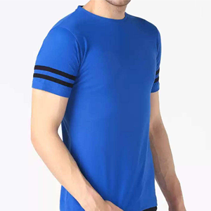 เสื้อยืดแขนสั้นผู้ชาย คอโอ แต่งขอบสีดำ ทรงลำลอง ผ้าถัก สีพื้น พร้อมสกรีนลายตามสั่ง - Product Image 4