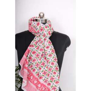 ผ้าซิ่นพิมพ์ลายบล็อก 100% ผ้าฝ้าย ขายส่ง ผ้าคลุมบิกินี่ ปาเรโอ ผ้าพันคอรูปสี่เหลี่ยมผืนผ้าทำมือ และผ้าเช็ดหน้าพิมพ์ลาย ผ้าพันคอสำหรับใส่ไปชายหาด - Product Image 4