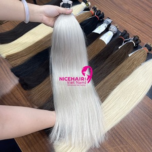 Extensions de cheveux Remy vierges vietnamiens de haute qualité 100% naturels, couleur naturelle, lisses - Product Image 3