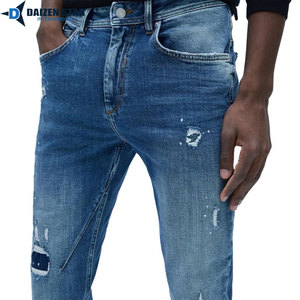 Pantalones Vaqueros de Mezclilla Premium para Hombre, Corte Ajustado, Duraderos, 100% Algodón, Alta Calidad, Ecológicos, Resistentes al Viento, Ropa de Calle para Invierno - Product Image 3