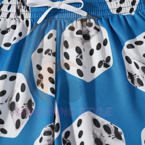 Shorts de golf pour hommes en polyester et élasthanne, personnalisés avec impression par sublimation, boutons, extensibles, avec poche arrière - Product Image 5