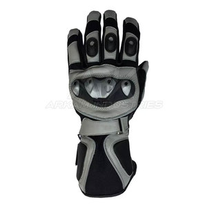 Guantes de Motocicleta Genuinos de Piel de Vaca, Guantes de Carreras de Motocicleta de la Mejor Calidad - Product Image 2