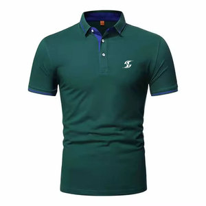 Chemises polo pour hommes de qualité supérieure à prix abordable, contraste de couleurs, 100% coton, fabriquées avec les meilleurs matériaux en gros - Product Image 1