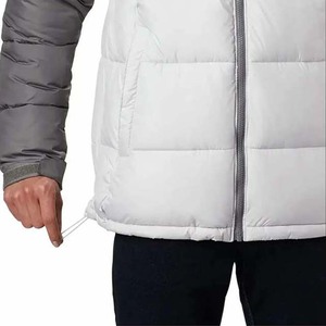 Chaqueta Acolchada para Hombre con Cuello Alto y Logotipo Frontal, Reversible, Impermeable, Diseño Clásico de Invierno - Product Image 4