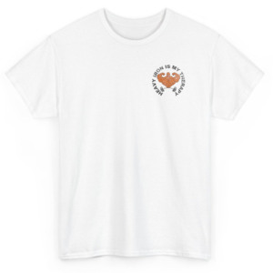 T-shirt en coton blanc à manches courtes pour homme, coupe classique, col rond, design imprimé, logo sur le devant, respirant, décontracté, t-shirts de sport pour homme - Product Image 1