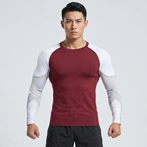 Rash Guard Direct Comfortable Breathable Quick Dry <b>Men's</b> Fitness Rash Guard <b>Compression</b> MMA Sportswear BJJ Martial Arts Custom - Product Image 1