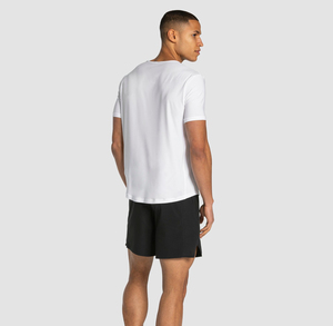 Breathable Custom Logo Crew Neck Short Sleeve <b>Mens</b> Slim Fit Tshirt <b>Muscle</b> Fit Plain Gym 95% Cotton 5% Elastane <b>T</b> <b>Shirt</b> - Product Image 2