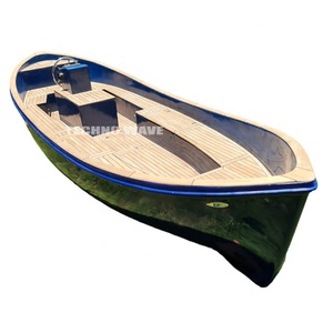 Embarcación nueva fabricada en fibra de vidrio diseño original en madera de teca equipada con motor intraborda embarcación de recreo estilo holandesa - Product Image 3