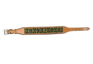 <b>Beaded</b> Leather <b>Dog</b> <b>Collar</b> Adjustable Durable Pet <b>Collar</b> with Polo Style Design - Product Image 3