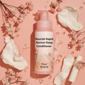 Après-shampoing réparateur rapide Nourish pour cheveux secs et abîmés, réparation intense, nutrition profonde, cheveux lisses et brillants, formule OEM ODM - Product Image 1