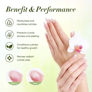 Huile pour cuticules à la vitamine E, marque privée OEM, en gros, soin hydratant pour cuticules sèches et gercées, huile fortifiante - Product Image 4