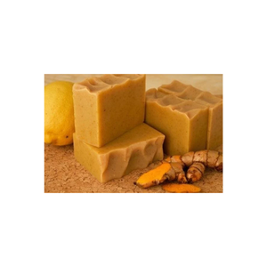 Handmade Bar Soap Natural <b>Body</b> Soap For Face And <b>Body</b> All Skin Types Regular Size Solid Hand Soap With Turmeric <b>Powder</b> - Product Image 4
