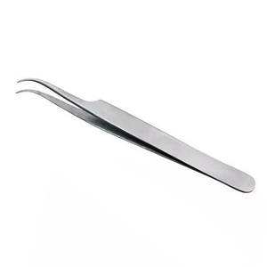 Pinzas para extensión de pestañas de volumen, herramienta de acero inoxidable para recoger pestañas, para técnicos de pestañas, salones de belleza y estudios de maquillaje. - Product Image 1