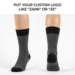 Premium 200 GSM Polyester Spandex Professional Sports <b>Socks</b> <b>Thick</b> <b>Winter</b> Men Crew Custom Logo Knitted OEM ODM - Product Image 5