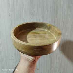 ชามสลัดและผลไม้ไม้มะม่วงทำมือ  ภาชนะไม้รักษ์โลก น่ารัก เหมาะสำหรับงานปาร์ตี้ ราคาประหยัด - Product Image 6
