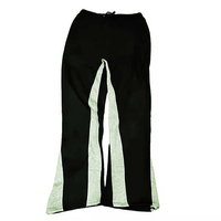 Pantalon de jogging évasé ample en coton pour homme avec logo personnalisé, taille mi-haute, décontracté, automne-hiver