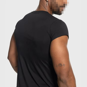 เสื้อยืดคัสตอมเจอร์ซีย์ ผ้าฝ้าย 95% สแปนเด็กซ์ 5% น้ำหนัก 180 กรัม เสื้อออกกำลังกาย ฟิตเนส ทรงโค้งเข้ารูป กระชับกล้ามเนื้อ สำหรับผู้ชาย - Product Image 6