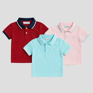 Camiseta Polo de Algodón para Niños, Manga Corta, Logotipo Personalizado, OEM, ODM, Uniformes Escolares, Proveedor al por Mayor, Directo de Fábrica - Product Image 3