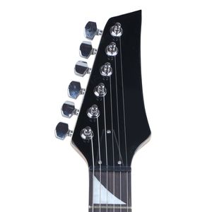 Chitarra Elettrica per Principianti 170 con Pickup HSH, Borsa, Tracolla, Paddle, Cavo, Chiave, Colore Tramonto - per Viaggi, Acciaio - Product Image 2