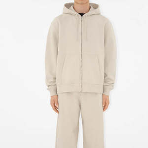 Sudadera con capucha de invierno de alta calidad para hombre y mujer, de algodón y forro polar, cálida, informal, con cremallera, personalizada, OEM, al por mayor, estilo urbano, oversize - Product Image 4