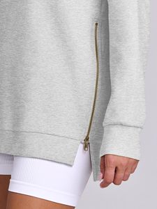 Sweat-shirts chauds d'hiver pour femmes, vêtements de sport décontractés avec logo, coupe ample / pull - Product Image 6