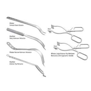 Juego de Instrumentos Ortopédicos Básicos de Abordaje Anterior, 7 Piezas, Herramientas Quirúrgicas Reutilizables para Uso en Hospitales y Clínicas Veterinarias - Product Image 4