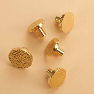 Traditional Round <b>Metal</b> Cabinet Knobs for Kitchen & Bathroom Cabinets Drawers <b>Cupboards</b>-Easy Installation Best Price - Product Image 2