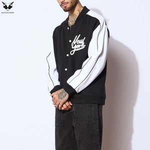 Recycled <b>Wool</b> Varsity <b>Jacket</b> Custom Premium Quality Sustainable Blank Minimalist Fashion College Wear <b>Jacket</b> <b>Men</b> Women - Product Image 4