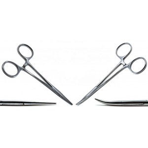 Hand Tool Mosquito Forcep Steel Manual Pet Hair Clamp Fishing Locking Pliers <b>Epilation</b> Tools Curved Straight Tip 12.5 16 18cm - Product Image 1