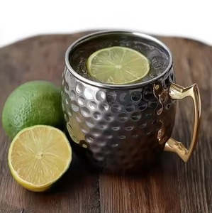 Copper Mug With Decorative Handle Vintage Style Drinkware For <b>Beer</b> Wine Beverages Outdoor Use - Product Image 3