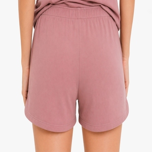 Ensemble t-shirt et short pour femme, décontracté, deux pièces, vêtements de détente d'été, tissu doux et confortable, respirant et léger - Product Image 6