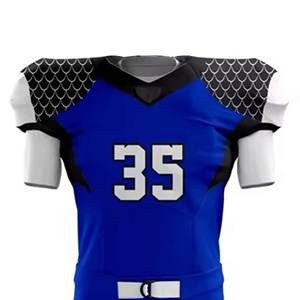 Uniforme de Fútbol Americano Personalizado en Todos los Colores, Talla Grande, Manga Corta, 100% Poliéster, Precio Competitivo, Marca Privada - Product Image 4